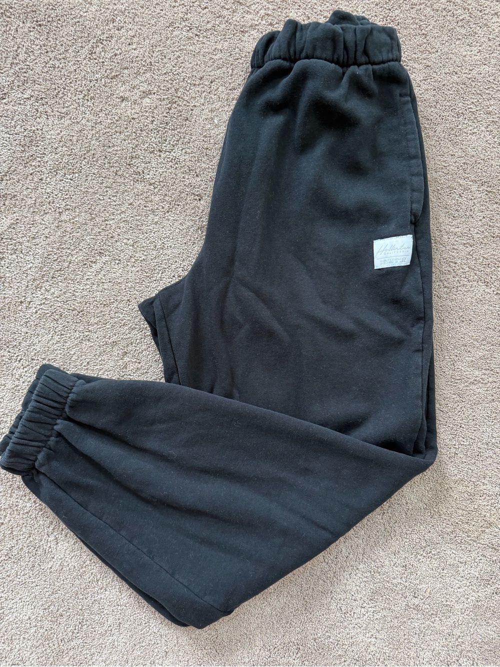 Women’s Hollister Black Joggers with White Patch Logo